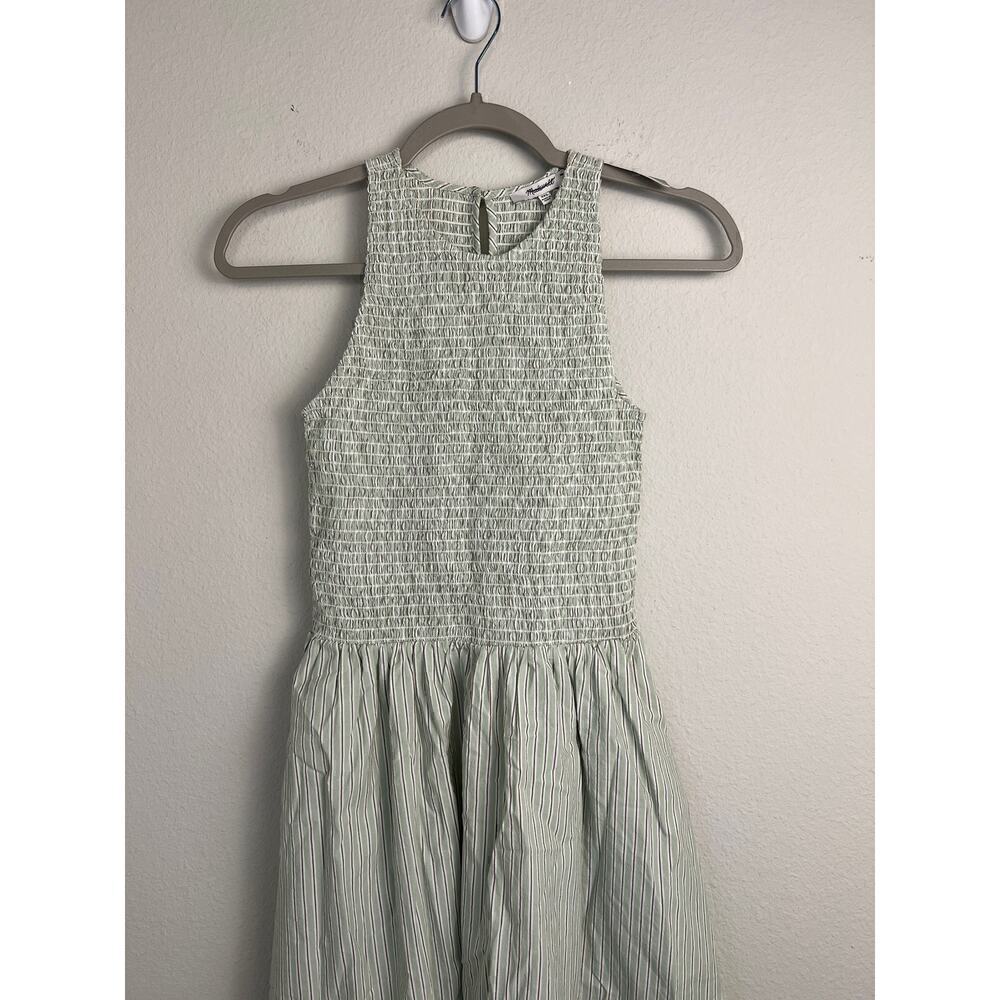 Madewell Women’s Melody Smocked Midi Dress Pistachio XXS - Picture 5 of 12